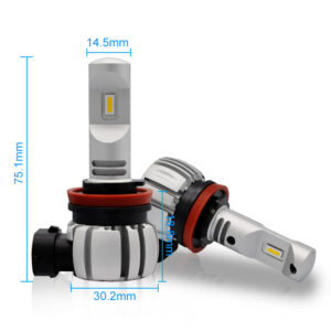 H8/H11 LED 10V-18V 40W Mini Size 6000K 2stk