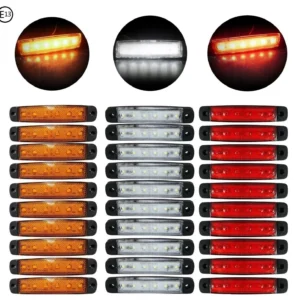 LED hliðar/breiddarljós gullt